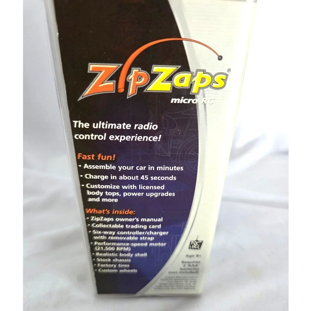 2004 RadioShack ZipZaps Micro RC Hummer H2 Black 1:64 Scale Starter Kit 27MHz